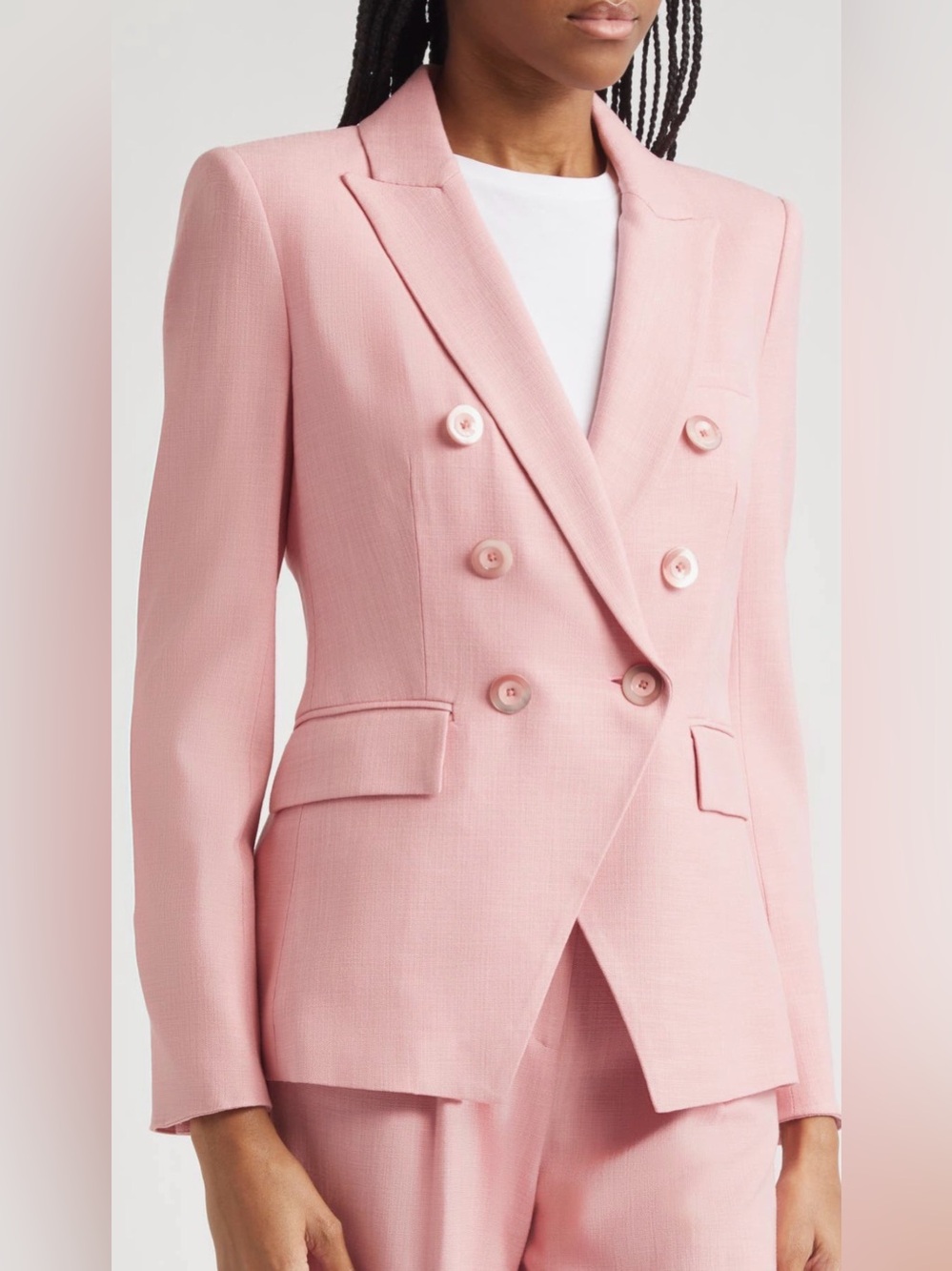 Veronica Beard Miller Dickey Jacket in Petal
